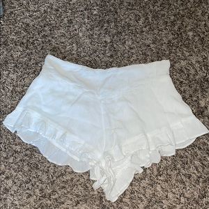 Brandy Melville ruffled shorts
